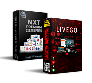 NXT & Livego Backup IPTV - 6 månader